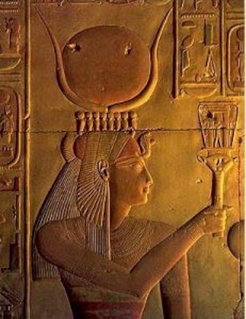 Hathor with her systrum